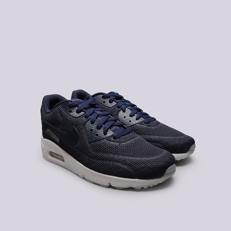 мужские синие кроссовки Nike Air Max 90 Ultra 2.0 BR 898010-400 - цена, описание, фото 2